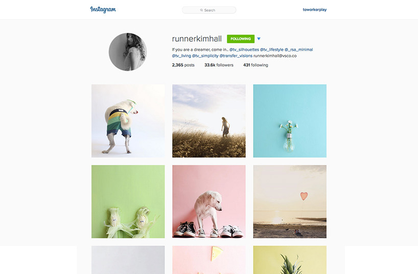 Instagram Theme_ @runnerkimhall