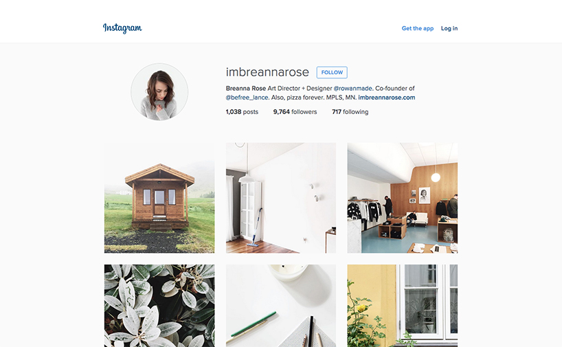 Minimalist Instagrammers - @imbrennarose